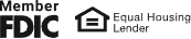 FDIC Member and Equal Housing Lender
